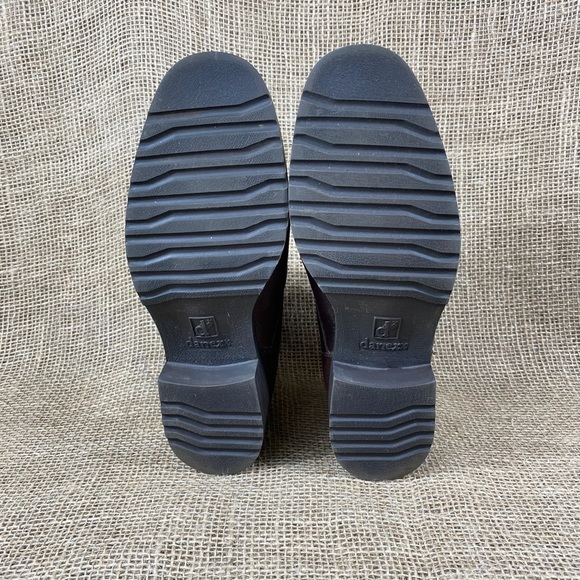 Vintage Lacers Boots Booties Oxfords Brown Leather Ankle Danexx Size 7.5 M - Picture 11 of 11